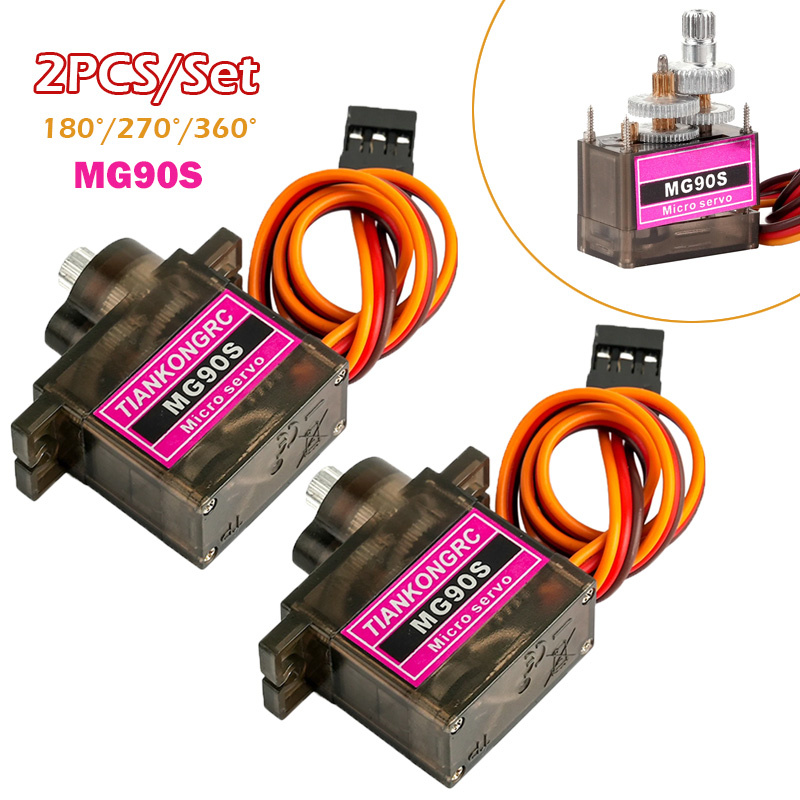 Model Airplane Plastic - 2PCS MG90S Servo Digital Micro con