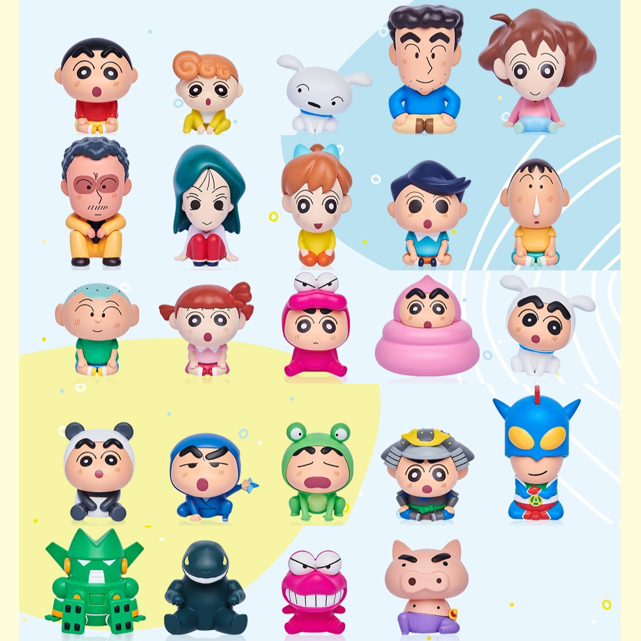 Capsule Toy Gashapon - Figuras familiares Shinnosuke Nohara Shinchan Gashapon