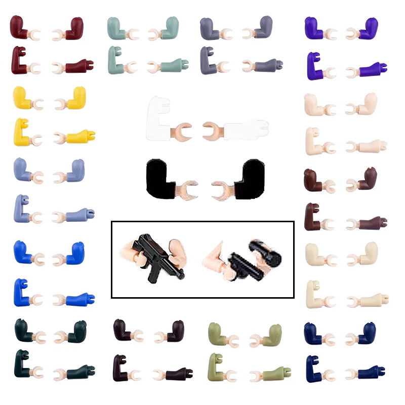 Lego Minifigure Holder - Figuras militares de la Segunda Guerra