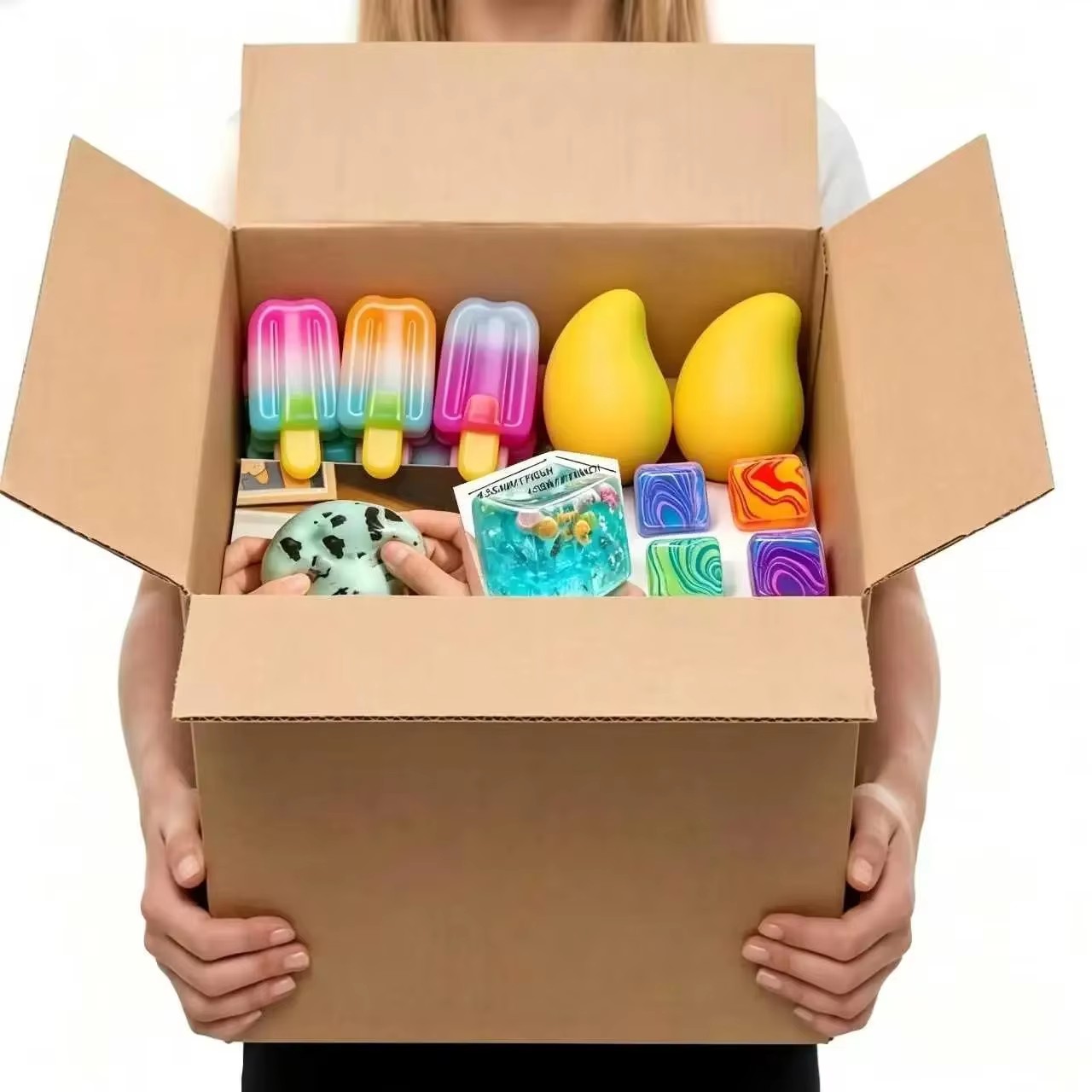 Mystery Box Blind Bag - Caja Sorpresa Sensorial de Juguetes Blandos