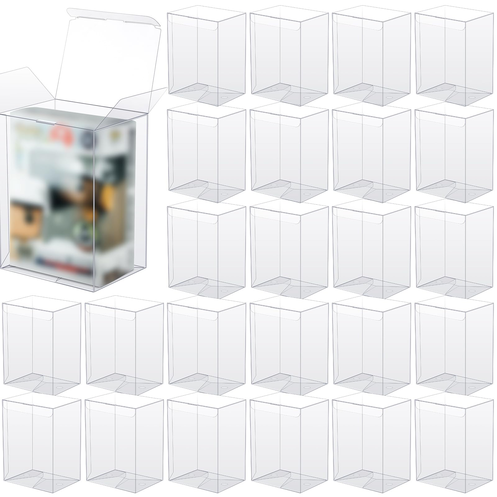 Funko Pop Protector - Estuche Transparente Compatible con Figuras Funko