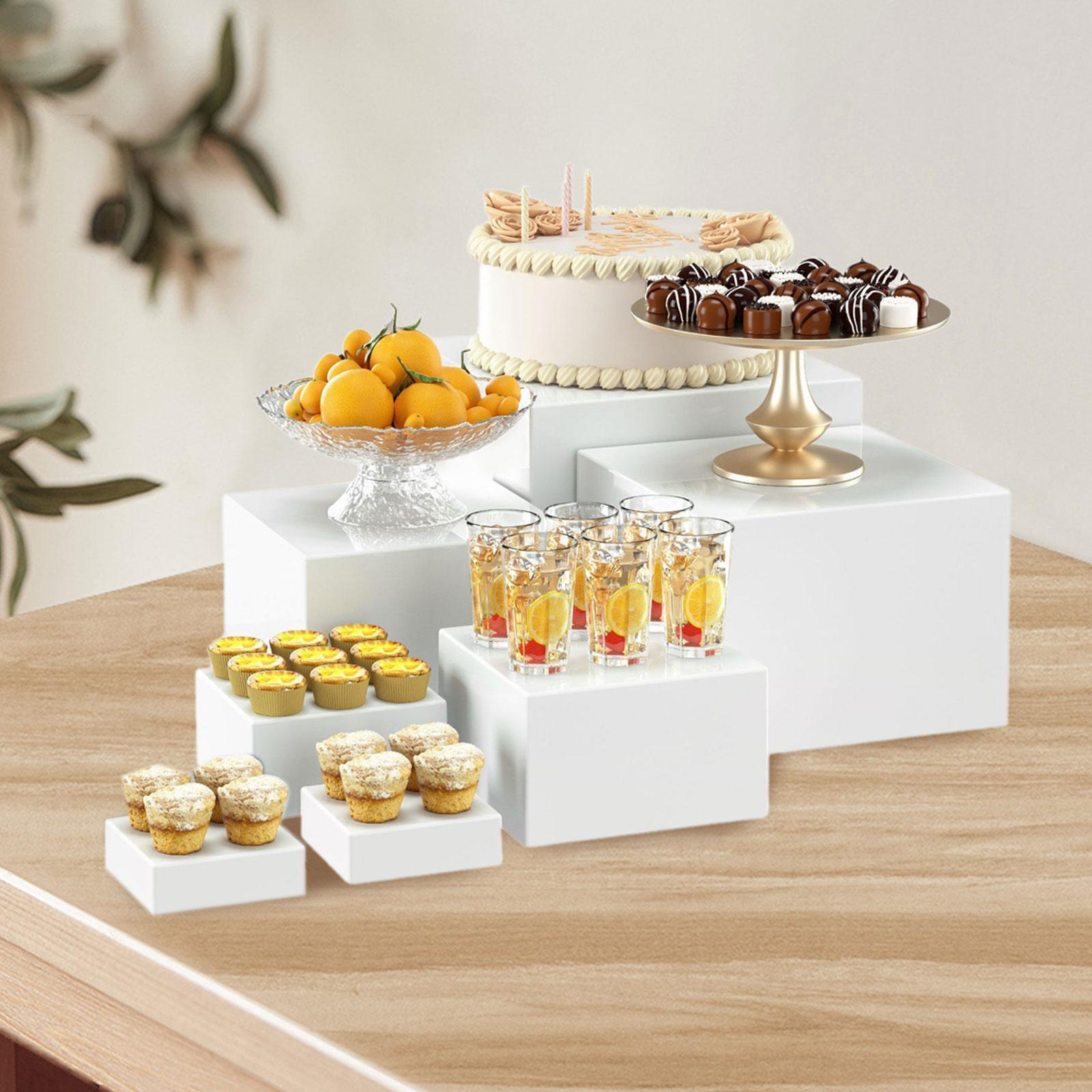 Display Risers Set - TQH Juego de 7 Soportes Acrílicos
