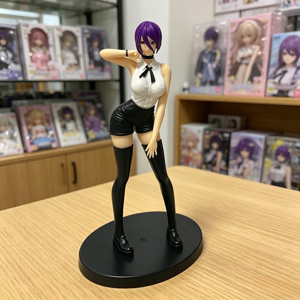 Action Figure Stand - Figura de Anime Chainsaw Man de