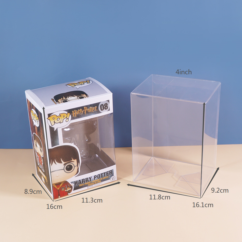 Funko Pop Protector - Funda protectora transparente Compatible con Funko