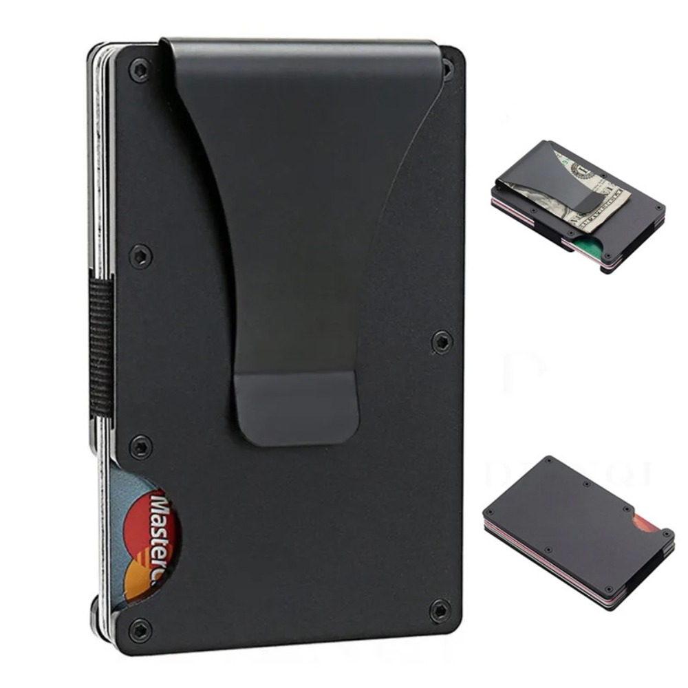 Card Top Loader - Tarjetero de Aleación de Aluminio con