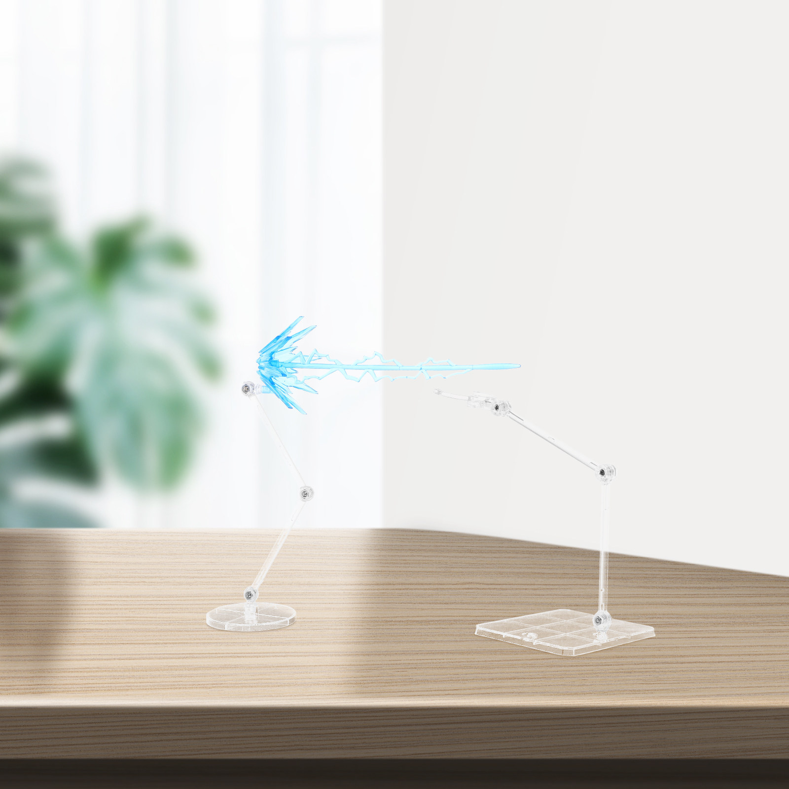 Action Figure Stand - 1 Juego de Soportes Ajustables Transparentes