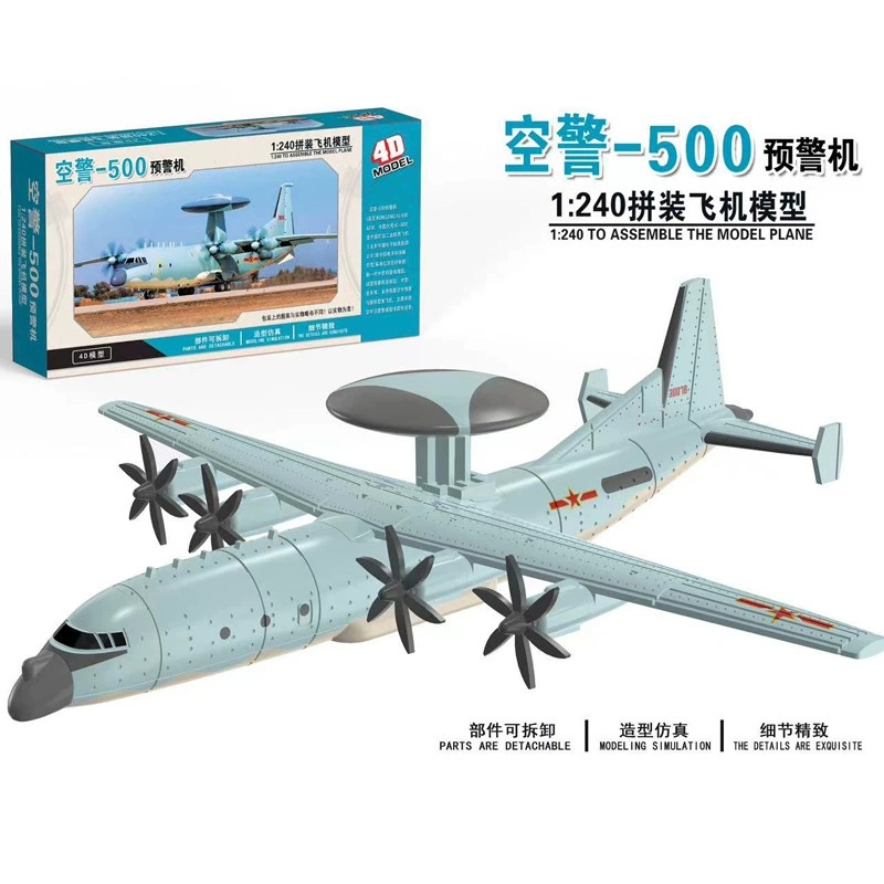 Model Airplane Plastic - Modelo de avión ensamblado 4D, avión