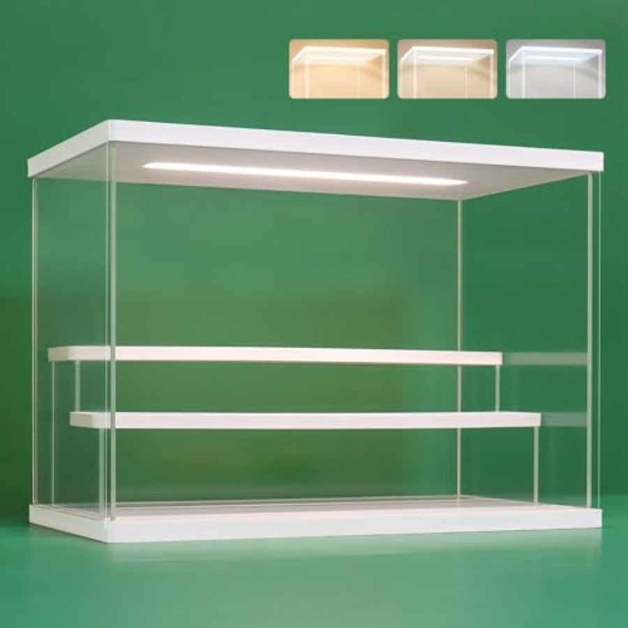 Display Case Acrylic - Vitrina de Acrílico Transparente con Luz