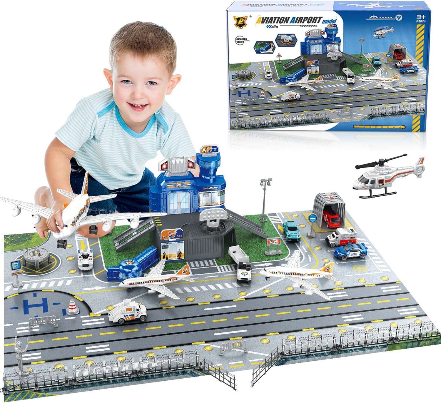 Juego de juguetes con escena d - Model Airplane Plastic reseña y precio
