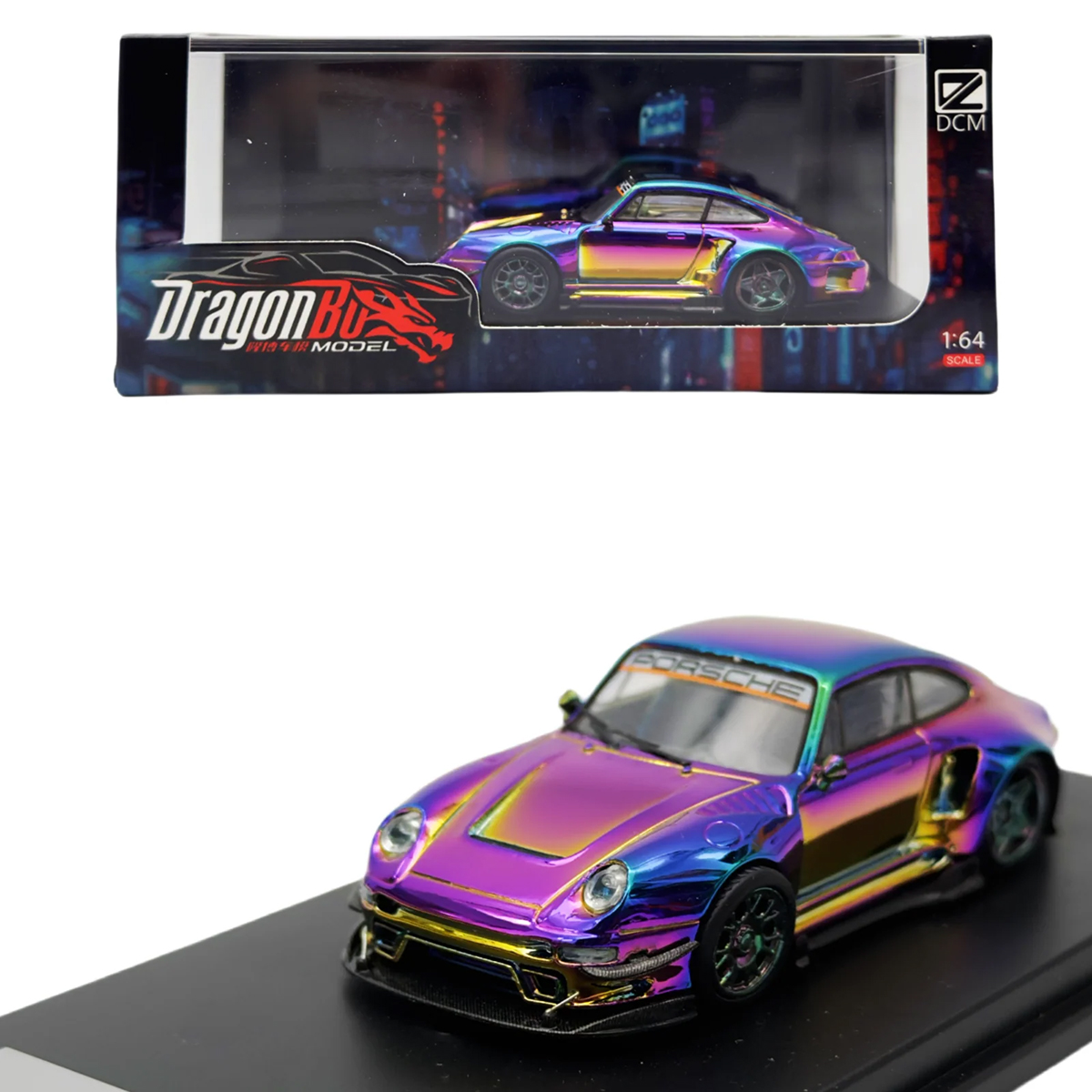 DRAGONBO x DCM 1:64 Porsche 99 - Die Cast Car 1 64 reseña y precio