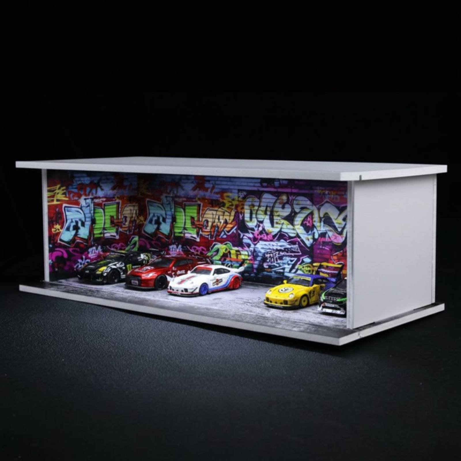 Maqueta de Garaje de Estaciona - Display Case Acrylic reseña y precio
