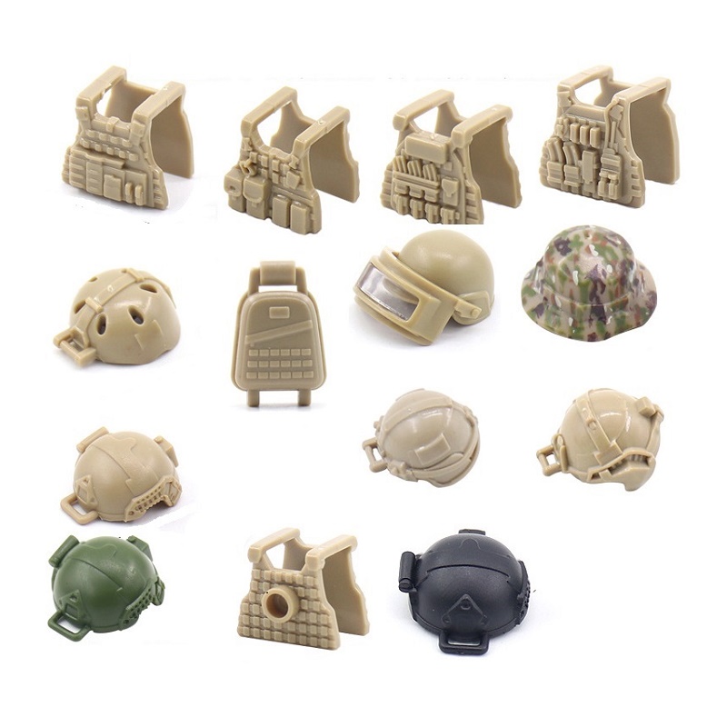 Casco de soldado de 5 piezas p - Lego Minifigure Holder reseña y precio