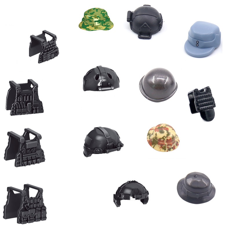 Casco de soldado de 5 piezas p - Lego Minifigure Holder reseña y precio