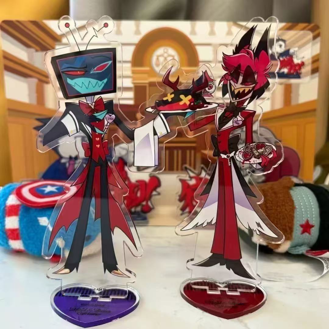 2 uds Hazbin periféricos de an - Figma Stand Set reseña y precio
