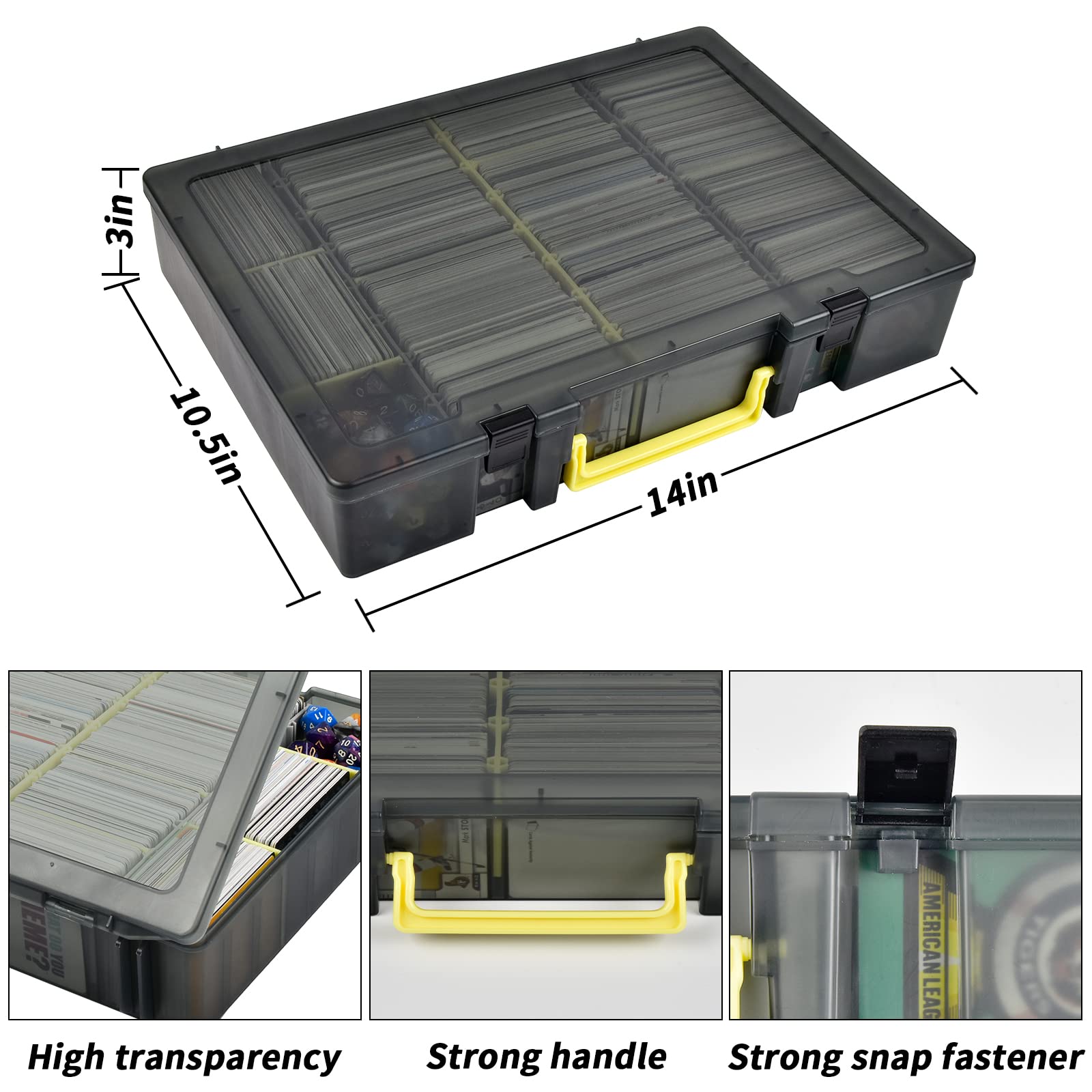 Caja de Almacenamiento Transpa - Trading Card Binder reseña y precio