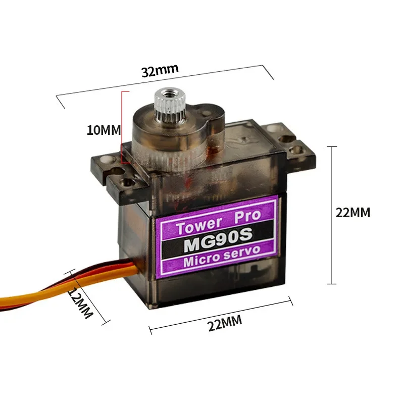 Servo Digital Micro SG90/MG90S - Model Airplane Plastic reseña y precio