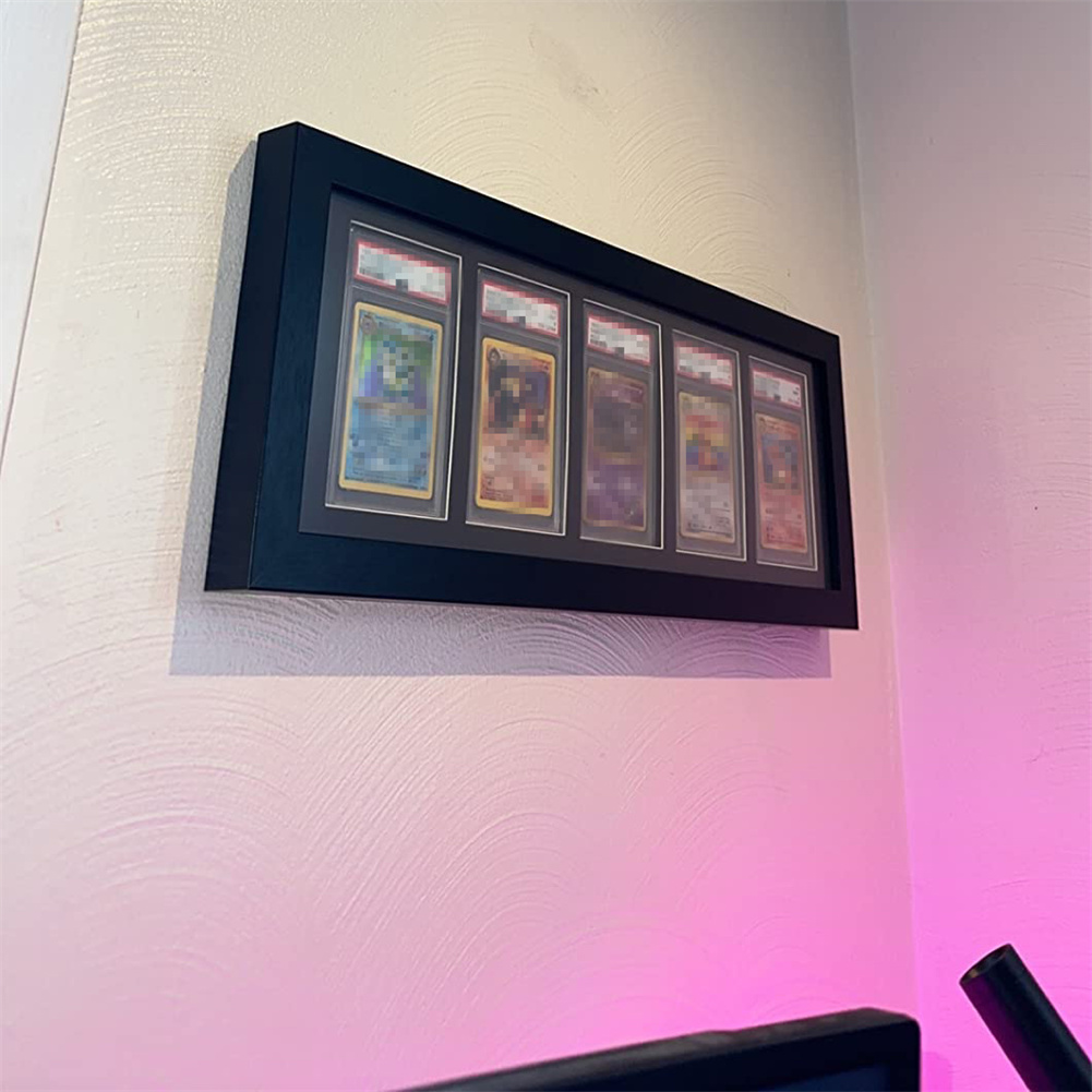 3-9 rejillas de madera graduad - Graded Card Display reseña y precio