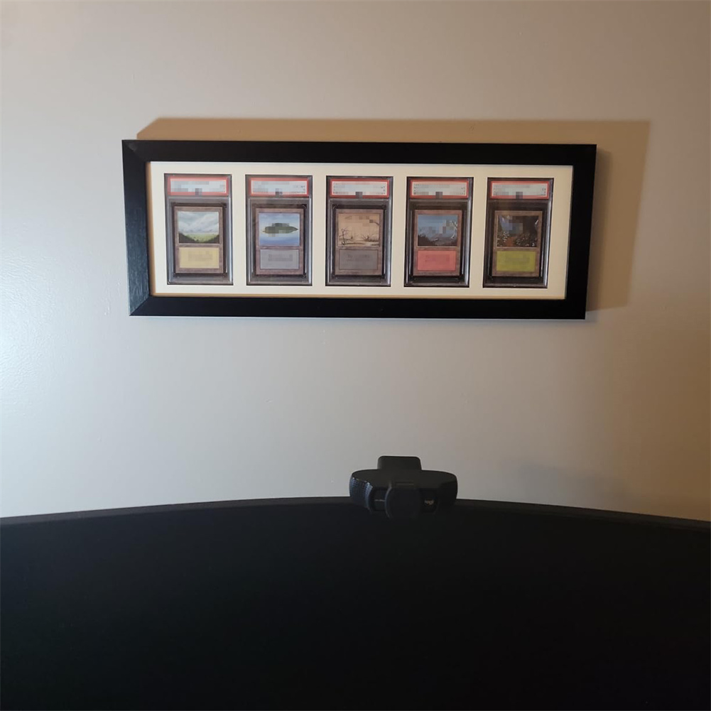 3-9 rejillas de madera graduad - Graded Card Display reseña y precio