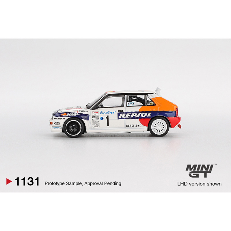 MINIGT 1131 1:64 Lancia Delta  - Die Cast Car 1 64 reseña y precio