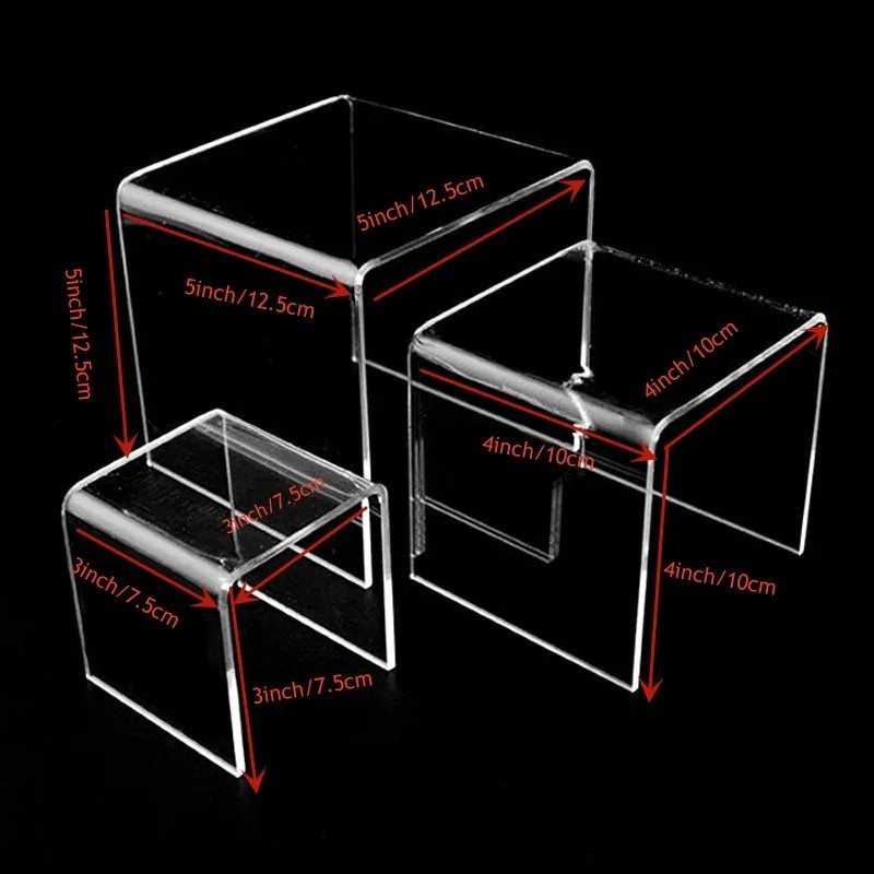 Juego de 6 Soportes de Acrílic - Display Risers Set reseña y precio